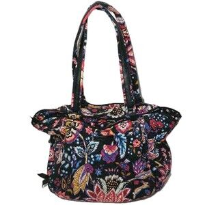 VERA BRADLEY Glenna Shoulder Bag Purse Foxwood Animals Bunny Excellent Condition